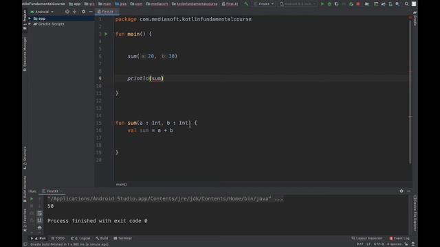 Kotlin Programming Language Crash Course Function смотреть онлайн