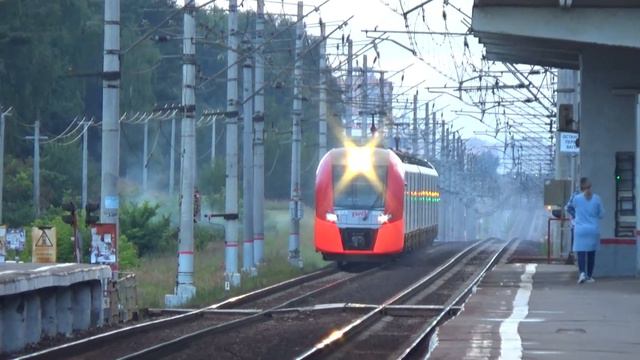 Электропоезд ЭС2ГП-004 "Ласточка-Премиум" №738 "Москва - Иваново" смотреть онлайн