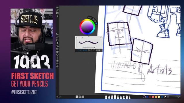 #MondaySketches exploring @SketchableApp w @DeltaTangoMike - Let's Sketch! смотреть онлайн