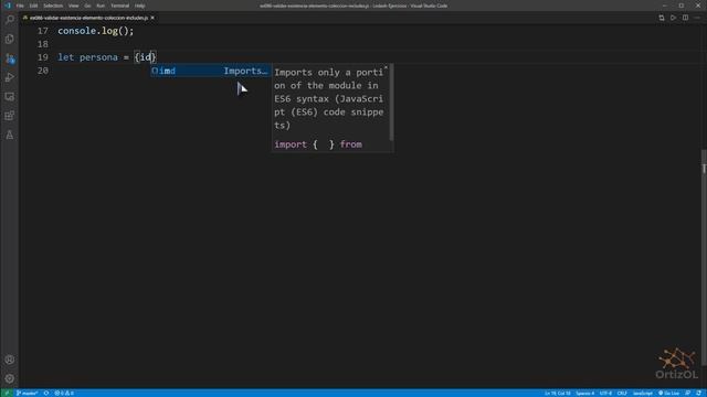 Lodash Ejercicio: 86 Usar Función includes() para Comprobar si Existe un Elemento en una Colección смотреть онлайн