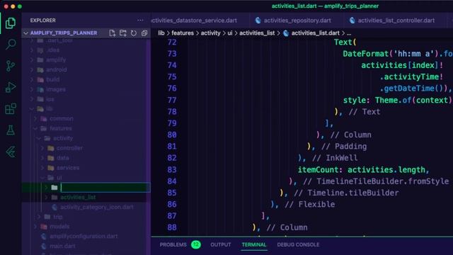 Part 03: Building a Trip Planner App using Flutter & AWS Amplify смотреть онлайн
