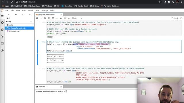 PySpark + Jupyter 4 (Spark SQL) смотреть онлайн