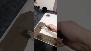 Заливка акрилового поддона