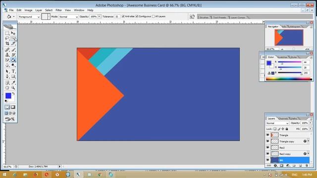 How to Design Professional Business Card In Adobe Photoshop CS2 ?-Nims Academy смотреть онлайн