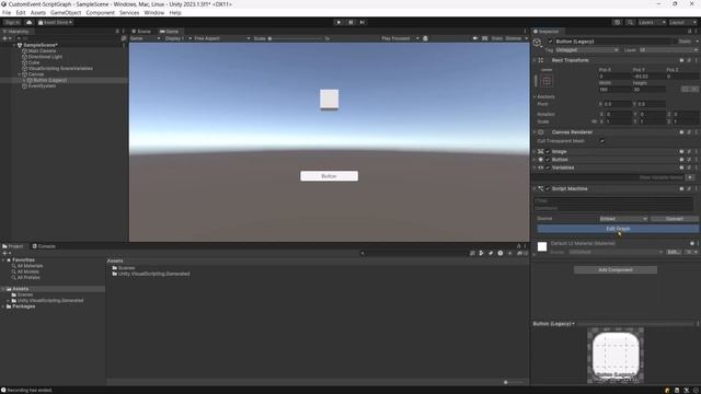 Custom Event Node | Script Graph | Visual Scripting | Unity Game Engine | @Unity3DSchool смотреть онлайн