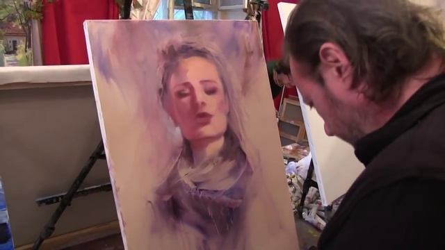 Анна. Портрет. Игорь Сахаров.Урок живописи. смотреть онлайн