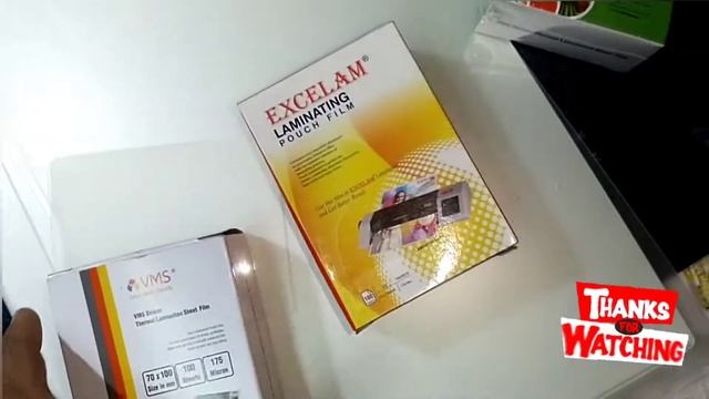 VMS & EXCELAM Lamination Pouch film Review Unboxing & Testing смотреть онлайн