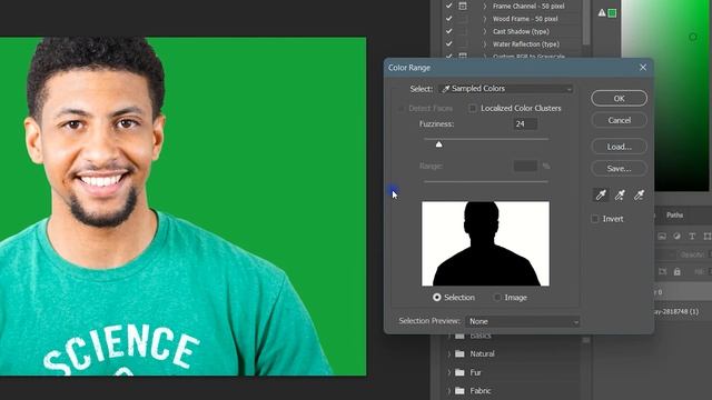 How to Remove Image Green Screen In Adobe Photoshop смотреть онлайн