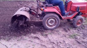 почвофреза самодельная для минитрактора кмз-012, т-010 (часть 1)