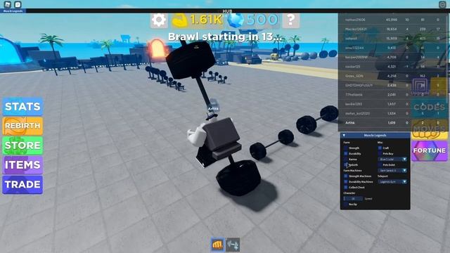 New OP Roblox Muscle Legends Script/Hack! (Auto train, Auto Karma, Teleports and more!) смотреть онлайн