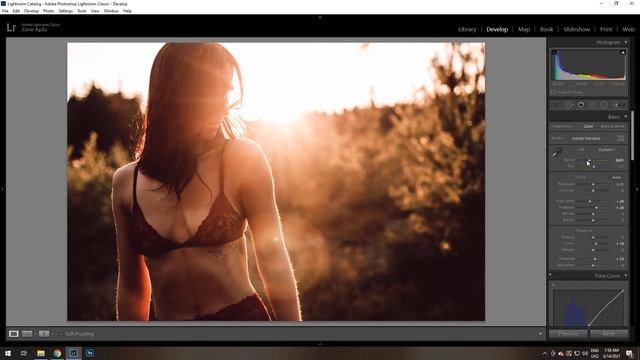 Обработка портрета в Adobe Lightroom №8 смотреть онлайн
