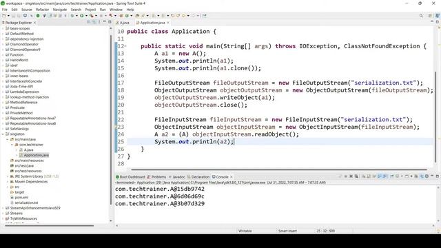 How to create a singleton class programmatically? #singleton #spring #telugu || The Tech Trainer смотреть онлайн