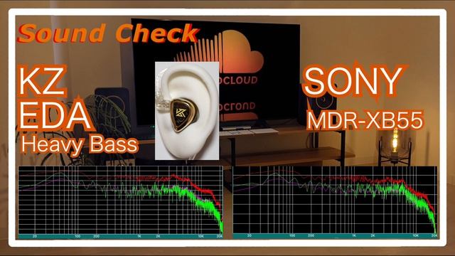 KZ EDA Heavy Bass vs SONY MDR-XB55 [IEMs Chinese In-Ear Sound Comparison 中華イヤホン音比較] смотреть онлайн
