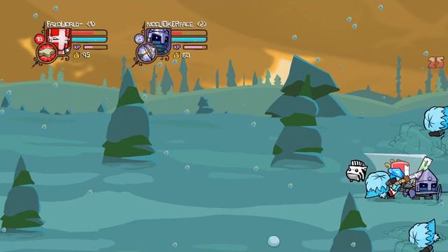 BEST CASTLE CRASHERS COMBO EVER!!! смотреть онлайн