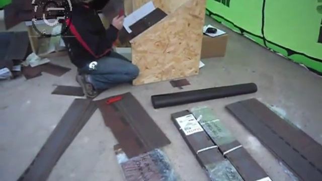 Устройство примыканий гибкой черепицы IKO