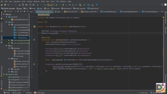 SQLite en Android Studio, (Mostrar datos) смотреть онлайн