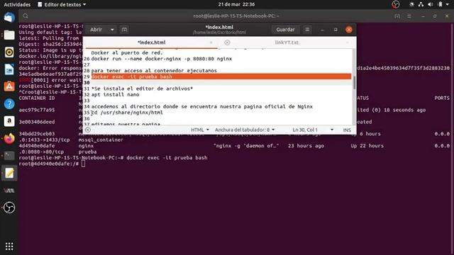 Instalando DOCKER! NGINX y SQL server 2017 смотреть онлайн