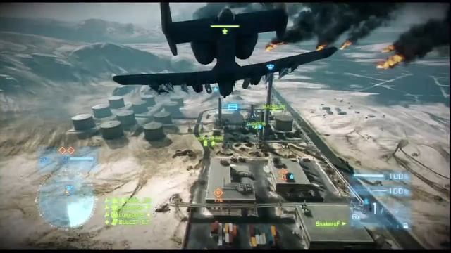 BF3 PS3 Rush Attackers Operation Firestorm - Jet смотреть онлайн