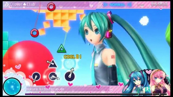 Hatsune Miku: Project DIVA F 2nd Gameplay PS Vita - Clover Club (Normal)