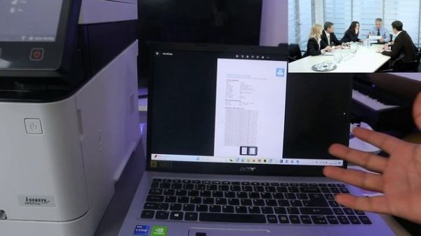 Canon I-Sensys MF651Cw Wireless Printer How To Scan and Print Tutorial