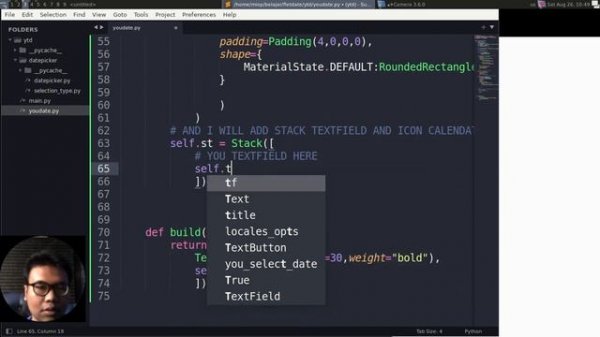 Flet Tutorial - Add Date Picker Input For Single Date