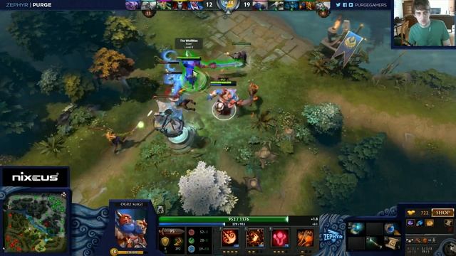 Dota 2 Purge plays Ogre Magi w/ Fogged + Merlini смотреть онлайн