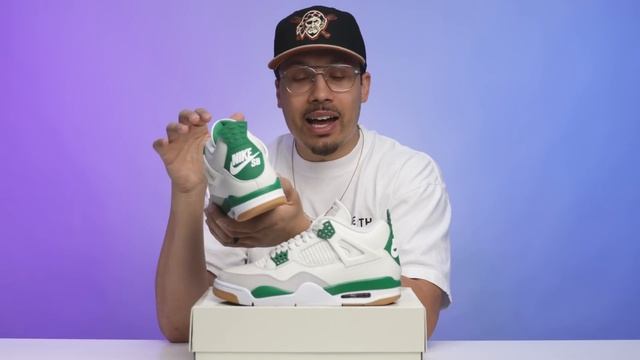 These New Sneakers Changed The Game! Air Jordan 4 SB Pine Green смотреть онлайн