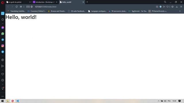 01 DÉCOUVREZ BOOTSTRAP 5 : Premiers pas pour maîtriser le framework CSS incontournable смотреть онлайн