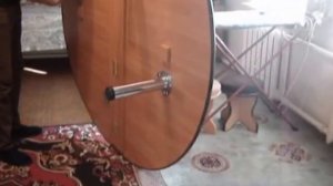 Стол круглый национальный,казахский раскладной.