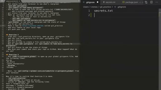 Intro to Using Gitignore to Have Git Ignore Sensitive Files смотреть онлайн