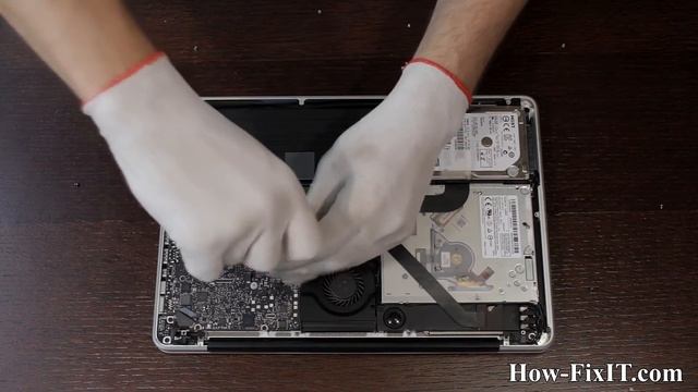 How to disassemble and clean laptop MacBook Pro A1278 смотреть онлайн