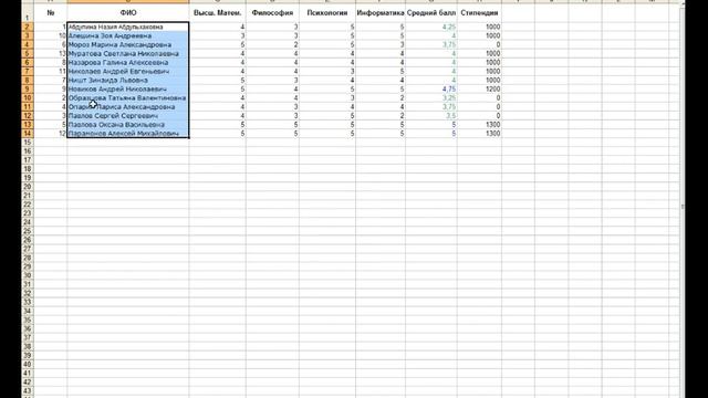 Лаб. №10: Работа с логическими функциями, сортировка. смотреть онлайн