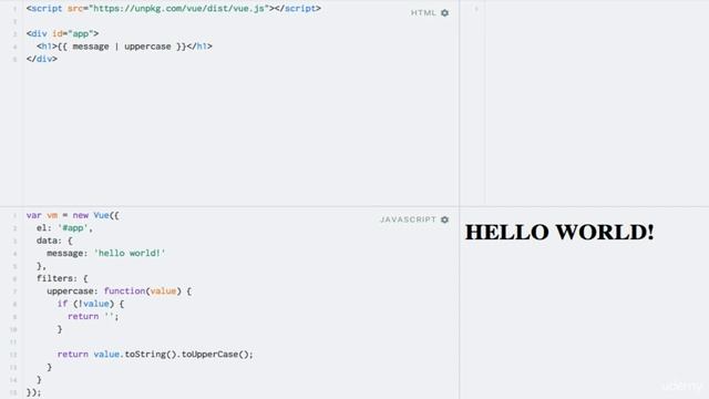 Vue.js 035 Filters смотреть онлайн