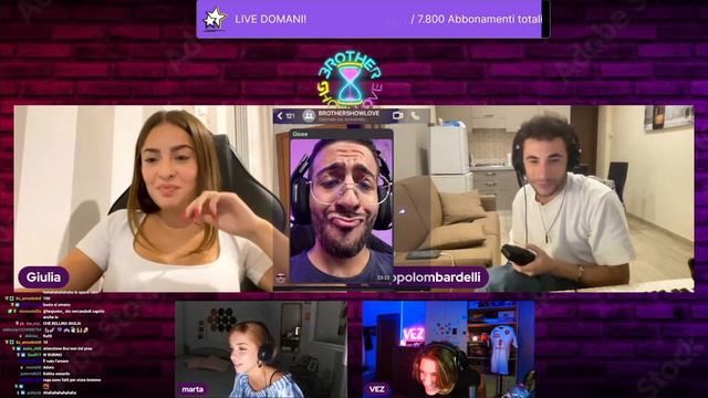 BROTHER SHOW LOVE! PT.5 Grenbaud W/Gioe, Rubino, Diego, Gabri, Martina, Kok, Max, Lasagna e Vez смотреть онлайн