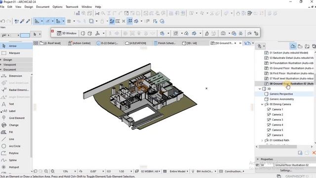 Easy Axonometric Diagram Tutorial With ArchiCAD | Project Demonstration смотреть онлайн