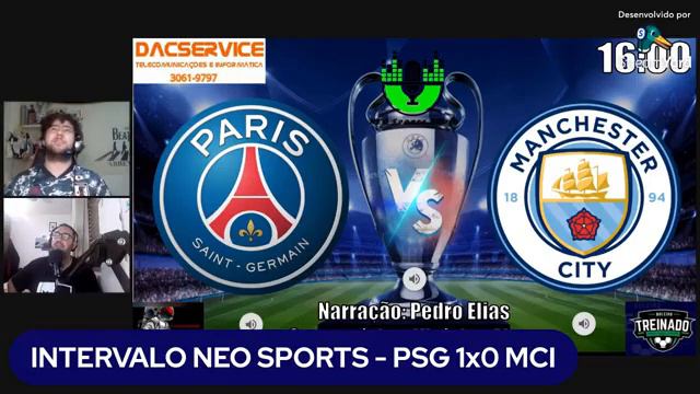 PSG X Manchester City - Fase de grupos Champions 21/22 смотреть онлайн