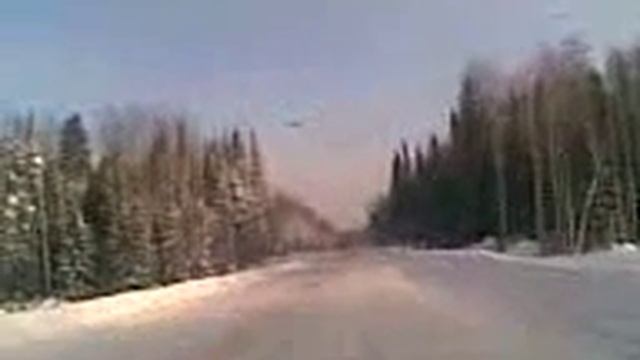 4Красноярск-Иркустк.Зима 2011 год.По тайге смотреть онлайн