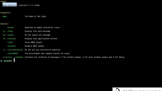 Using the PHP Artisan CLI Command Line Interface смотреть онлайн