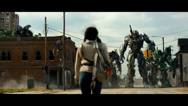 All Onslaught scenes - Transformers the last knight HD смотреть онлайн