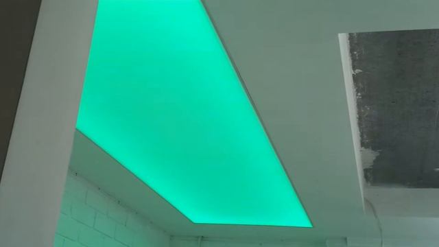 Тканевый натяжной потолок с водсветкой смотреть онлайн