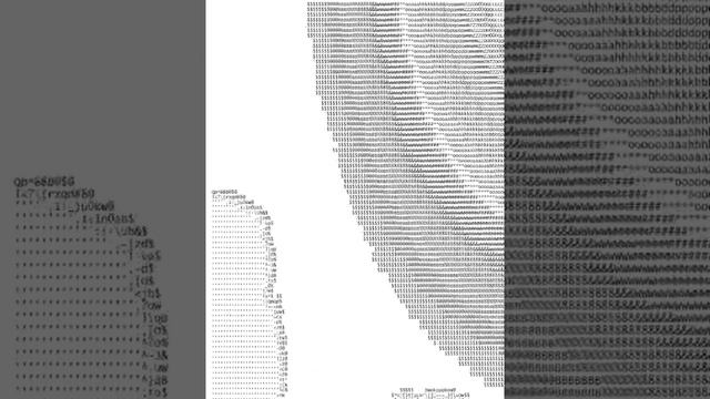 Bad Apple!! - ASCII art смотреть онлайн