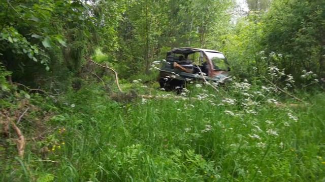 Вездеход Тингер (Tinger). Переезд через рельсы смотреть онлайн