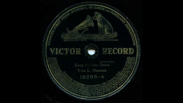 Keep off the Grass--Vess Ossman, Banjo Solo, 1903 смотреть онлайн