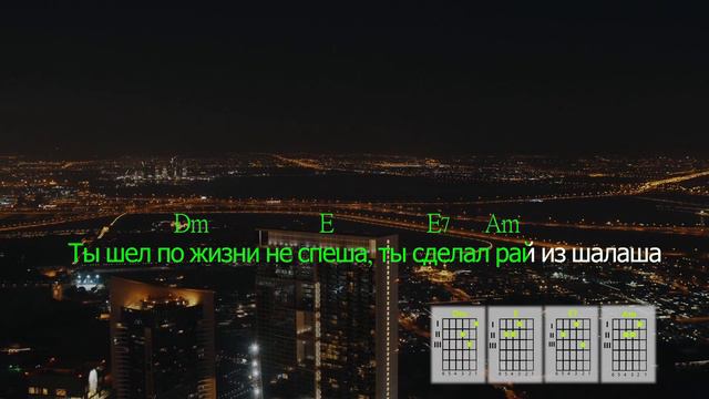 9 Район - Старый Корешок | Караоке - С вокалом | Гитарные Аккорды (Без Баррэ) смотреть онлайн