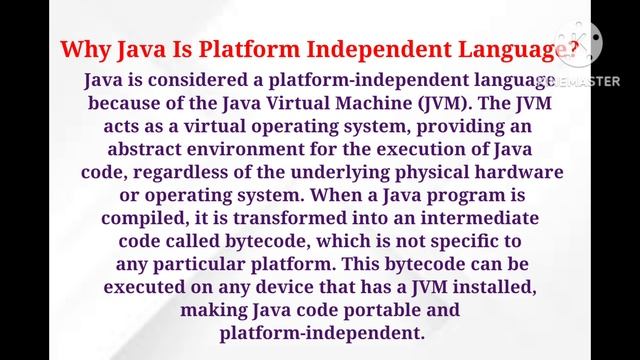 Why Java Is Platform Independent Language?|Interview Question|Java|#javaconcepts #java смотреть онлайн