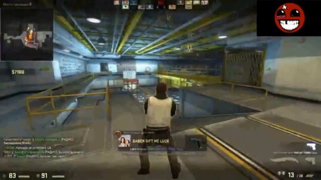 Как быстро заложить бомбу в CS GO Nuke смотреть онлайн