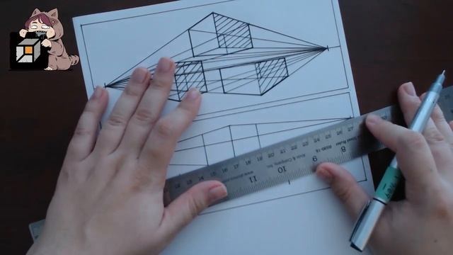 Drawabox Lesson 1, Exercise 7: Plotted Perspective смотреть онлайн