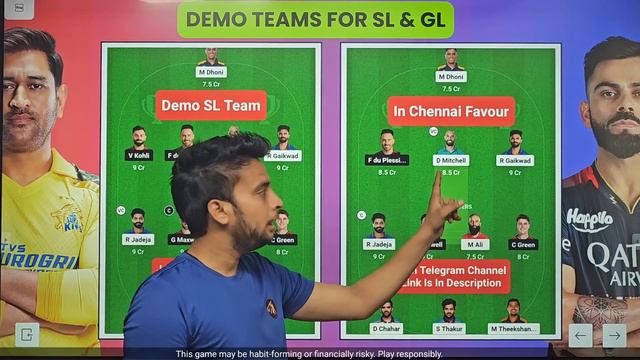 CHE vs RCB Dream11 GL Tips🤑|CSK vs RCB Dream11 Team|CHE vs RCB Dream11 Team Today Match Prediction смотреть онлайн