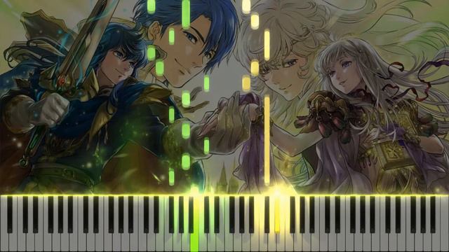 Disturbance In Agustria (Fire Emblem: Genealogy Of The Holy War) - Synthesia / Piano Tutorial