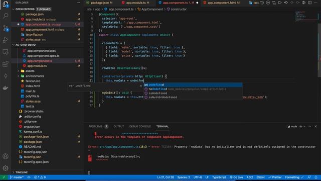 Type 'null' is not assignable to type 'any[] | undefined'. - Angular 12 смотреть онлайн